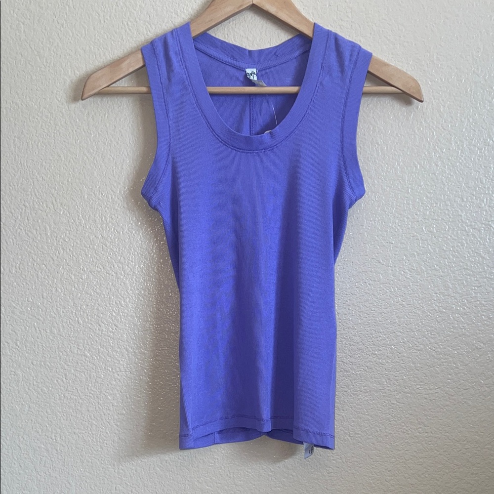 Free People Vibrant Purple Tank Top